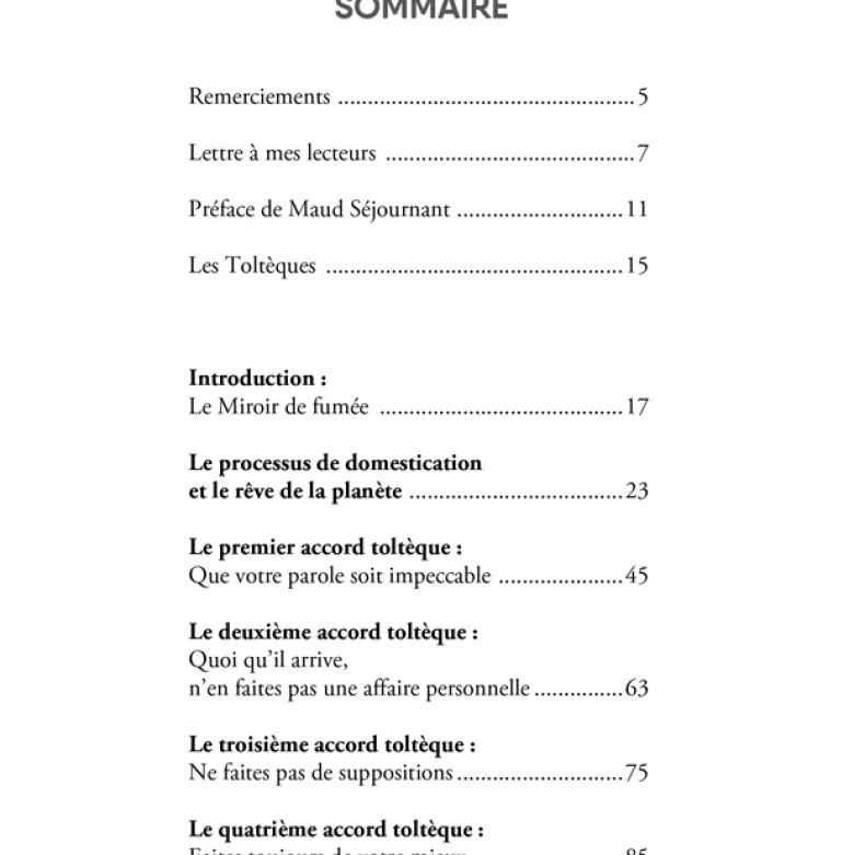 Les quatre accords toltèques