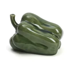 Légume décoration de table artisanale en céramique Poivron vert