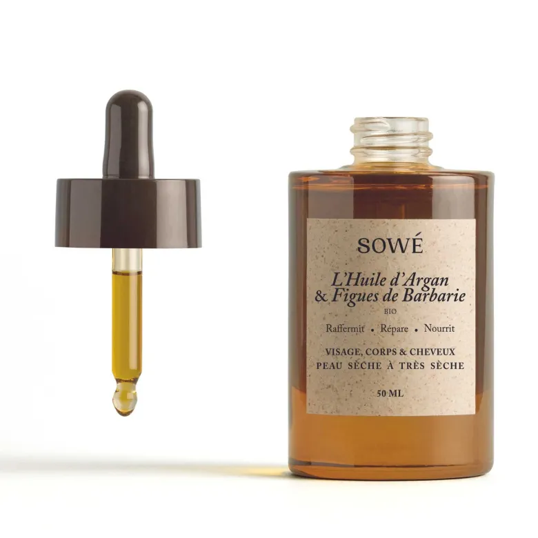 L'huile pure d'argan et figue de barbarie - bio, vierge et pressée à froid