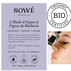 L'huile pure d'argan et figue de barbarie - bio, vierge et pressée à froid