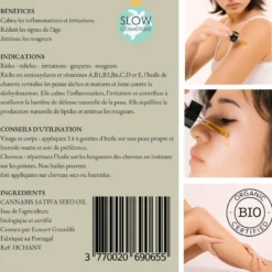 L'huile pure de chanvre - bio, vierge et pressée à froid - 50ml