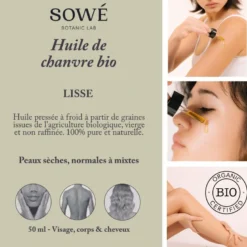 L'huile pure de chanvre - bio, vierge et pressée à froid - 50ml