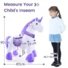 Licorne blanche - violette