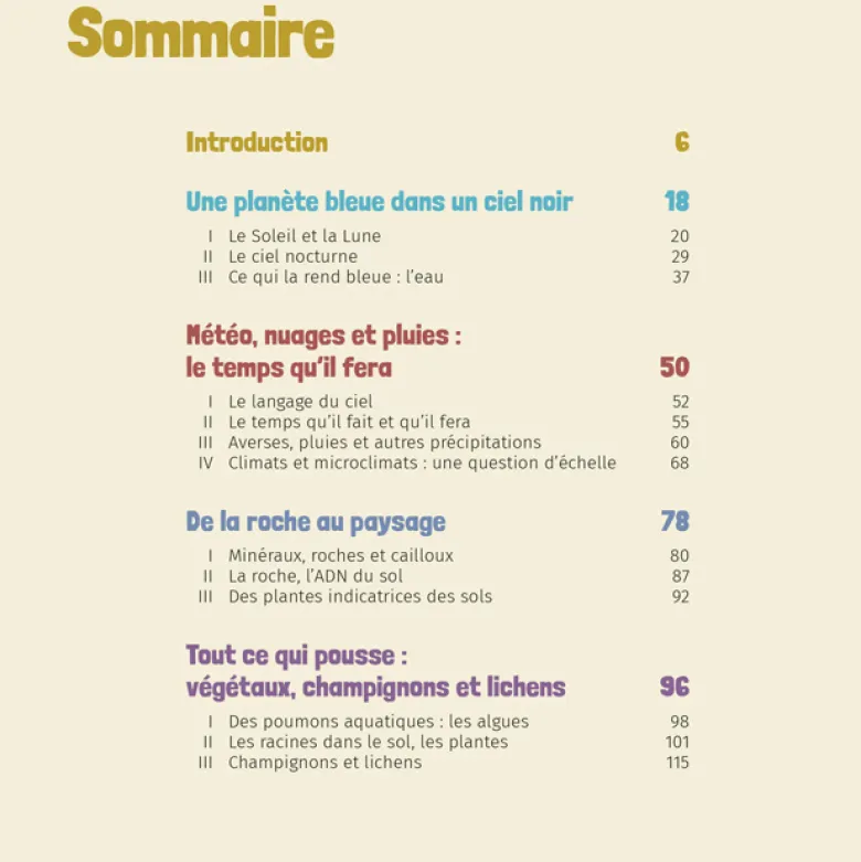 Lire la nature