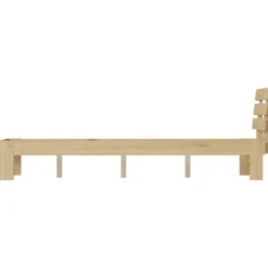 Lit en bois avec tête de lit 160x200cm finn