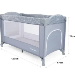 Lit parapluie bébé 2 niveaux de matelas