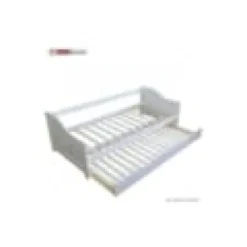 Lit simple blanc 90x200 avec tiroir lit