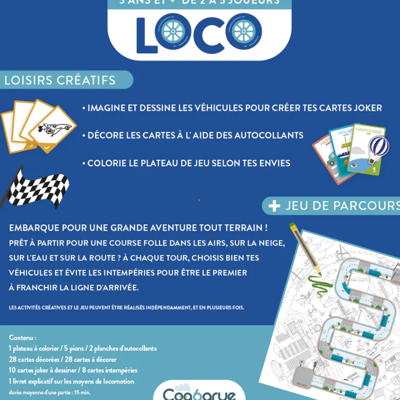 Loco jeu de societe a créer