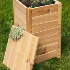 Lombricomposteur en bois naturel