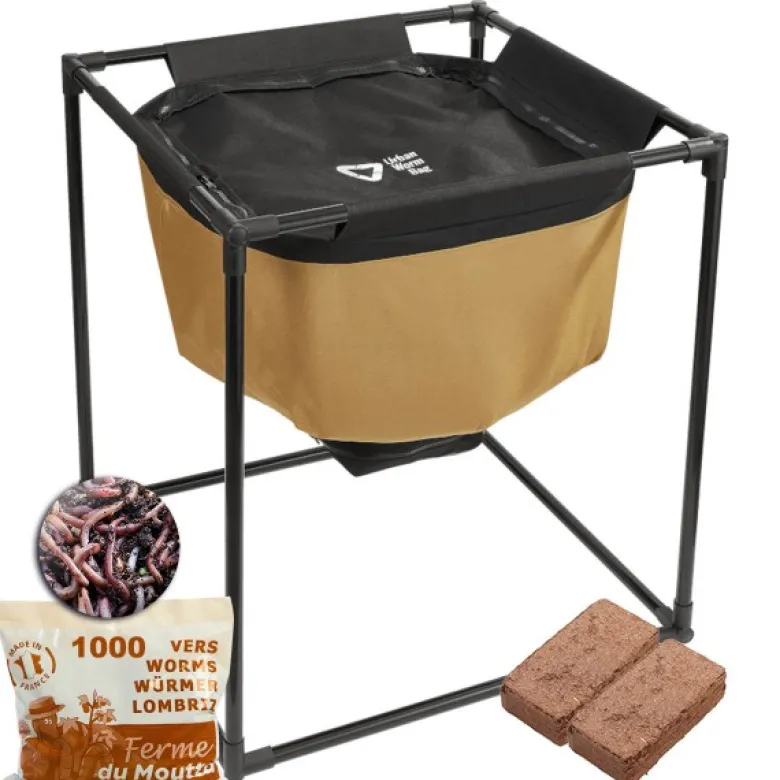 Lombricomposteur wormbag + 500g de vers