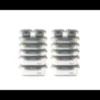 Lot 14 boites batch cooking : 3 tailles, micro-ondes, inox - pika