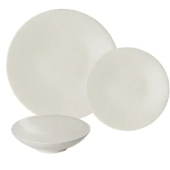 Lot d'assiettes vésuvio 18 pièces Blanc