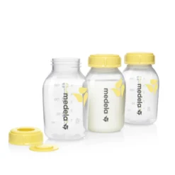Lot de 3 biberons de recueil 150 ml