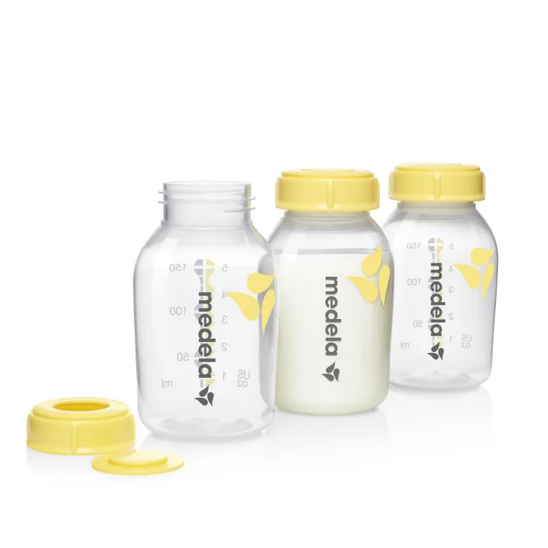 Lot de 3 biberons de recueil 150 ml