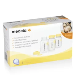 Lot de 3 biberons de recueil 150 ml