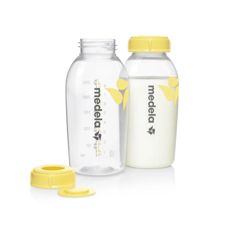 Lot de 2 biberons de recueil 250 ml