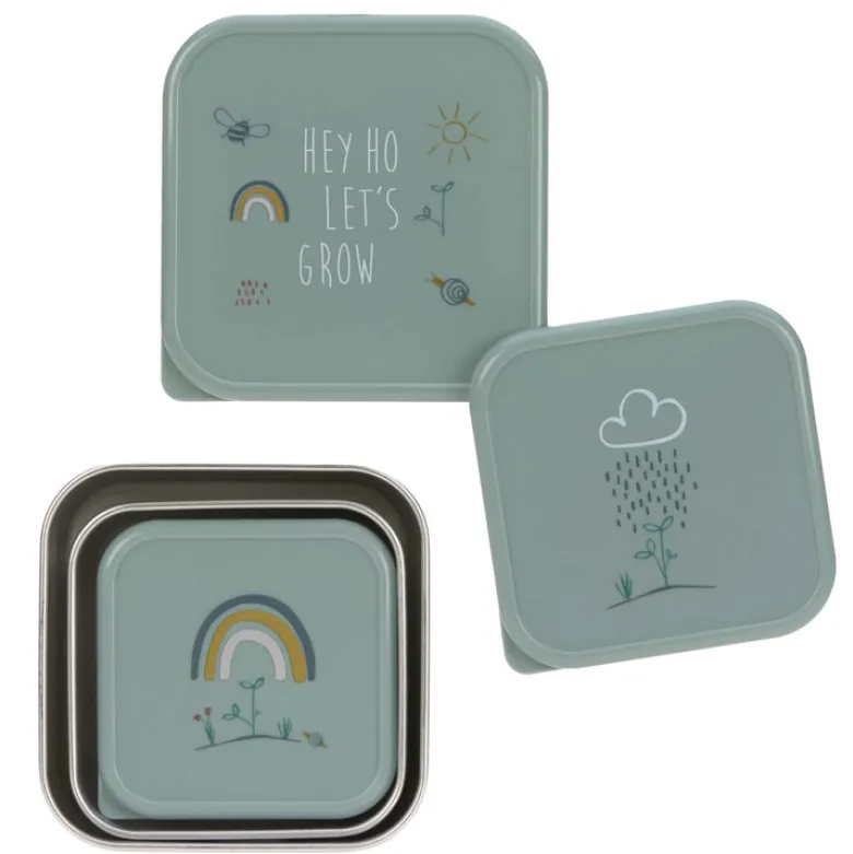 Lot de 3 boites gigognes en inox ga