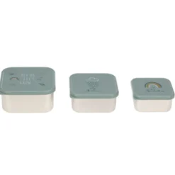 Lot de 3 boites gigognes en inox ga