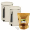 Lot de 2 bokashi organko 2 - blanc