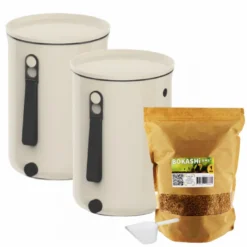 Lot de 2 bokashi organko 2 - blanc