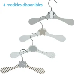 Lot de 10 cintres pour enfant
