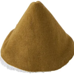 Lot de 4 cônes pare pipi en popeline nature