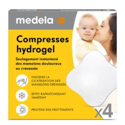 Lot de 4 compresses hydrogel