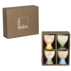 Lot de 4 coquetiers bohème
