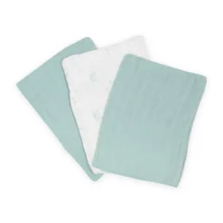 Lot de 3 gants de toilette #cce8d2 15x20