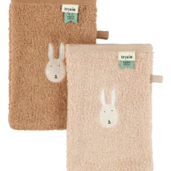 Lot de 2 gants de toilette rabbit