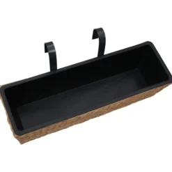 Lot de 2 jardinières 60 cm jacinthe 60 x 20 x 18 cm