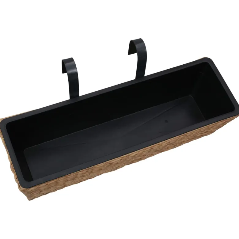 Lot de 2 jardinières 60 cm jacinthe 60 x 20 x 18 cm