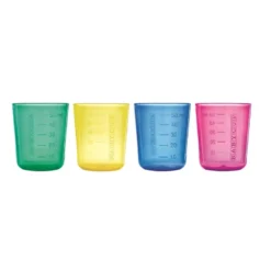 Lot de 4 mini-tasses graduées babycup