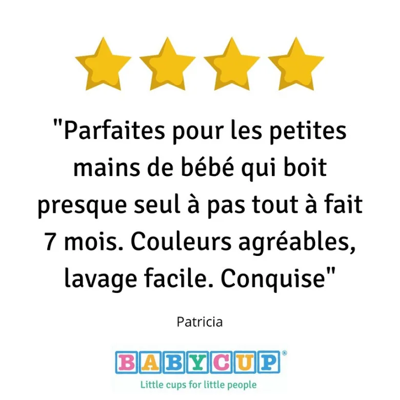 Lot de 4 mini-tasses graduées babycup