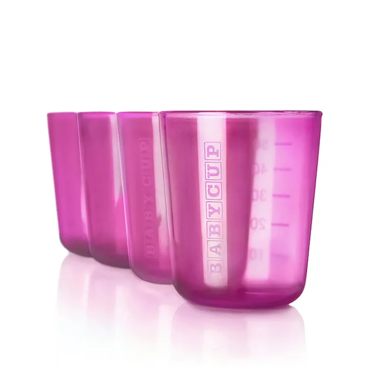 Lot de 4 mini-tasses graduées babycup
