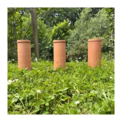 Lot de 3 olla en terre cuite - 21 cm 2 l