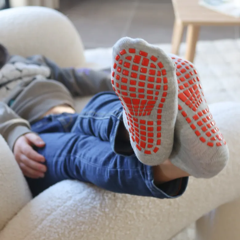 Lot de 2 paires de chaussettes - enfant s Gris