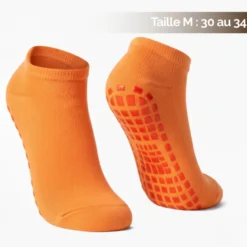 Lot de 2 paires de chaussettes - enfant m Orange
