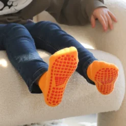 Lot de 2 paires de chaussettes - enfant m Orange