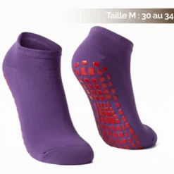 Lot de 2 paires de chaussettes - enfant m Violet
