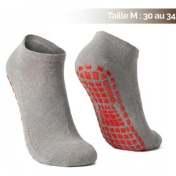 Lot de 2 paires de chaussettes - enfant m Gris