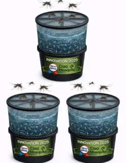 Lot de 3 pièges à larves avec seau