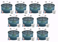 Lot de 10 pièges à larves sans seau