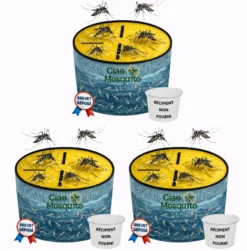 Lot de 3 pièges à moustique sans seau