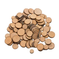 Lot de 100 rondelles en bois - goki