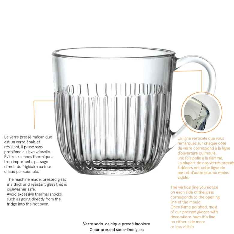 Lot de 6 tasses, ouessant