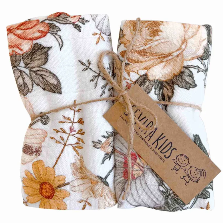 Lot 2 langes viscose bambou néo vintage