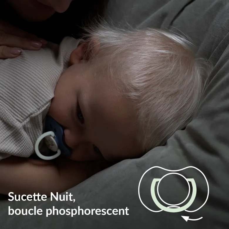 Lot 2 sucettes difrax lovi nuit jour -