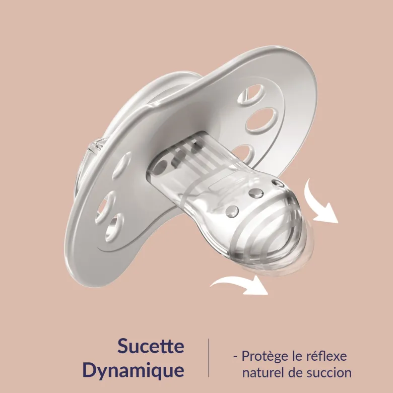 Lot 2 sucettes dynamiques difrax bleu