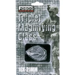 Loupe fosco triplet magnifying glass 10 x 21 mm